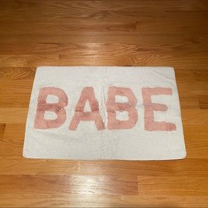 NWOT Urban Outfitters BABE bath mat